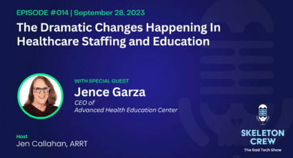 Jence Garza, CEO of Advanced Health Education Center providing education for radiology professionals